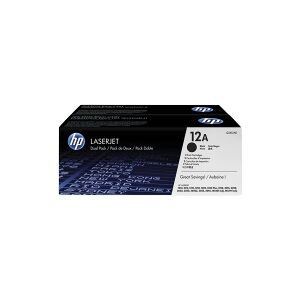 HP 12AD (Q2612AD) toner zwart dubbelpak (origineel) zwart