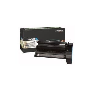 Lexmark 10B042C toner cyaan hoge capaciteit (origineel) cyaan