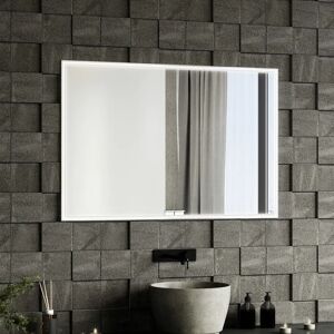 Zierath E-DESIRE LED illuminated mirror cabinet 100 x 80 cm with Easy-Touch display, PRO lighting technology CDSE1000080012AESW1A