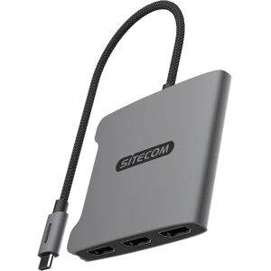 SiteCom USB-C naar Triple HDMI adapter