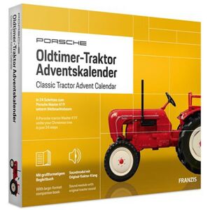 Franzis Porsche Oldtimer Traktor Adventskalender