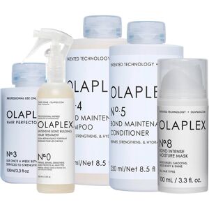 Olaplex Premium verzorgingsset nr. 0 + nr. 3 + nr. 4 + nr. 5 + nr. 8