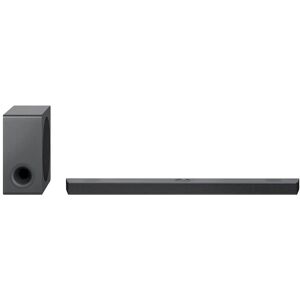 LG Electronics DS90QY.DDEULLK Soundbar Zwart Incl. draadloze subwoofer, Dolby Atmos, WiFi, Bluetooth, USB