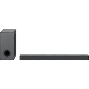 LG Electronics DS80QY.DDEULLK Soundbar Zwart Incl. draadloze subwoofer, Dolby Atmos, WiFi, Bluetooth, USB