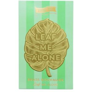 Paagman Designworks ink boekenlegger messing - leaf me alone