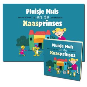 Van Driel Publishing Pluisje Muis En De Kaasprinses Kamishibai Vertelplaten + Boek - Ellen Van de Polder-Zijp