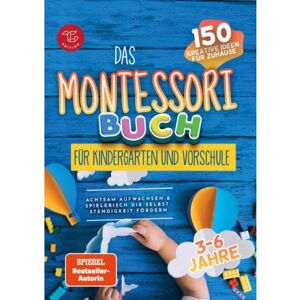 Mijnbestseller B.V. Das Montessori Buch Für Kindergarten Und Vorschule (S/W-Version) - TG Edition