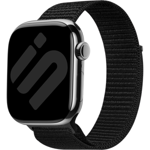 Apple Watch nylon bandje (zwart)