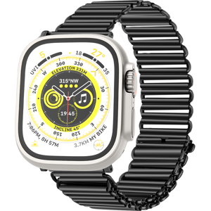 Apple Watch stalen loop bandje (zwart)