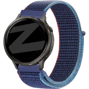 Bandz Garmin Vivomove 3s nylon loop band (donkerblauw mix)