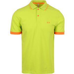 T-shirt Sun68 Poloshirt Small Stripe Neon Groen Groen EU XXL,EU M,EU L,EU XL Man