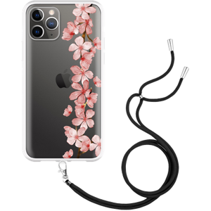 Cazy Hoesje met Koord geschikt voor iPhone 11 Pro - Flower Branch