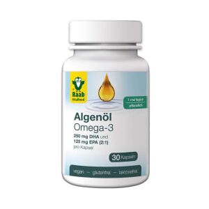 Raab Vitalfood Algae Oil Omega-3 (30 capsules) vetzuur Omega 3