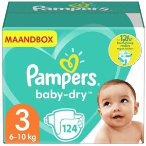 Pampers - Baby Dry - Maat 3 - Maandbox - 124 luiers