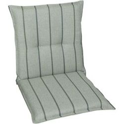 GO-DE TEXTIL Tuinkussen (Stoelkussens voor stoelen met een lage rugleuning, Taupe)