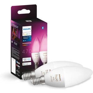 Philips Hue kaarslamp - wit en gekleurd licht - 2-pack - E14 000