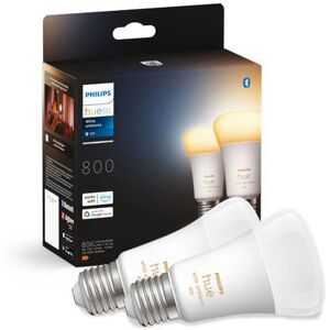 Philips Hue standaardlamp - warm tot koelwit licht - 2-pack - E27 - 800lm 000