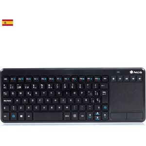 Wireless Keyboard NGS NGS-KEYBOARD-0240 Bluetooth Black