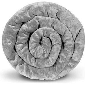 Gravity® Blanket - Verzwaringsdeken - Weighted Blanket - 8 kg - 155x220 cm - Grijs - Standaardhoes