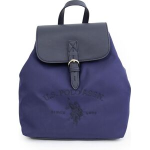 Merkloos U.S. POLO ASSN. Patterson - Rugzak Dames - Trekkoord sluiting - Navy Blauw