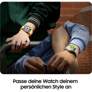 Samsung Galaxy Watch6 Smartwatch, Gesundheitsfunktionen, Fitness Tracker, Bluetooth, 44 mm, Silber, Inkl. 36 Monate Herstellergarantie [Exklusiv bei Amazon]