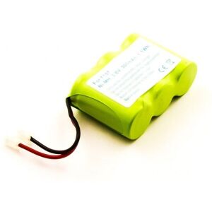 AccuCell Batterij geschikt voor draadloze telefoon Universal, Panasonic, Sanyo, Sony, NiMH, 3.6V, 300mAh