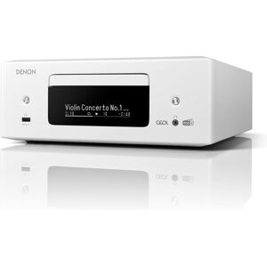 Denon RCDN-12 DAB+ CD-Speler met DAB/FM Internetradio, HDMI-aansluiting, HEOS®-Multiroomstreaming en Bluetooth- Wit