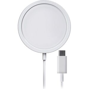 Mobilize 15W Magnetische Draadloze Geschikt voor magnetische ring Oplader Wit