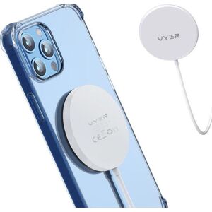 VYER Magsafe Draadloze Oplader - Wireless Oplader met Magneet - iPhone 12 Mini/Pro/Pro Max - Magnetisch opladen - 15W - USB-C oplader - GSM oplader