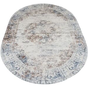 Veer Carpets Vloerkleed Viola Taupe - Ovaal 200 x 290 cm