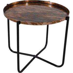 Les Oud koper bijzettafelø60x75cm Koper