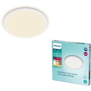 Philips SuperSlim - Plafondlamp - 18 W - 3 lichtinstellingen - Wit