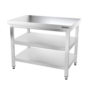 GGM Gastro RVS werktafel Premium - 1000 x 600 - met bodem- Zilver