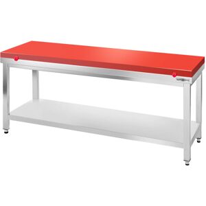 GGM Gastro RVS werktafel PREMIUM - 2000x700mm Rood