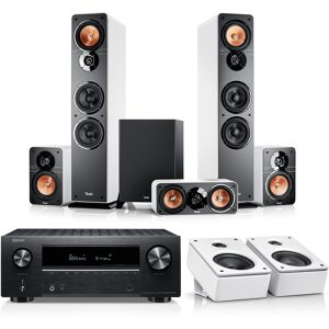 Teufel ULTIMA 40 Surround + Denon X2800H for Dolby Atmos Wit/zwart