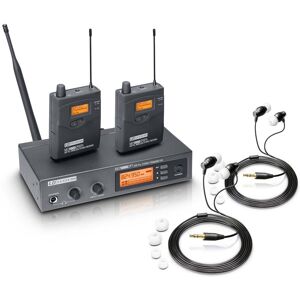 LD Systems MEI 1000 G2 BUNDLE draadloze 823-832/863-865 MHz in-ear monitor bundel