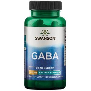 Swanson Gaba Max Strength - 750mg - 60 Kapsler