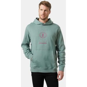 Helly Hansen Core Graphic Sweat Hettegenser Herre Grønn S GrønnS