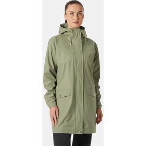 Helly Hansen Dame Moss Vanntett Regn Frakk Grønn S GrønnS