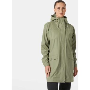 Helly Hansen Dame Moss Vanntett Regn Frakk Grønn S GrønnS