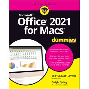 Office 2021 For Macs For Dummies Av Bob Levitus, Dwight Spivey