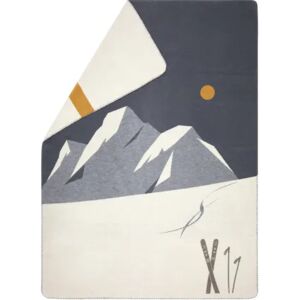 David Fussenegger Savona Pledd Skis & Tracks 150x200 Cm, Grå Fra Df