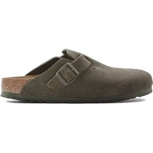 Birkenstock Boston Suede Narrow Thyme Sko Grønn Grønn female 37
