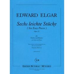 Edition Butorac Elgar 6 Leichte Stücke Violine