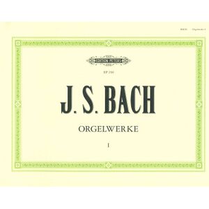 Edition Peters Bach Orgelwerke 1