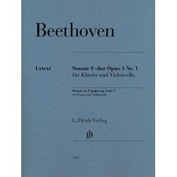 Henle Verlag Beethoven Sonate F-Dur Cello