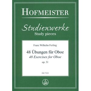 Friedrich Hofmeister Verlag Ferling 48 Übungen Oboe