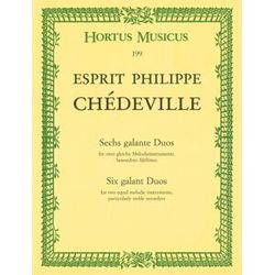 Bärenreiter Chédeville Sechs Galante Duos