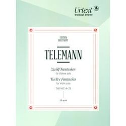 Breitkopf & Härtel Telemann Zwölf Fantasien