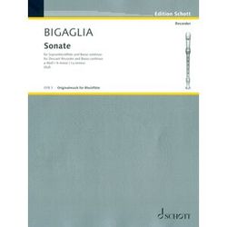 Schott Bigaglia Sonate a-moll